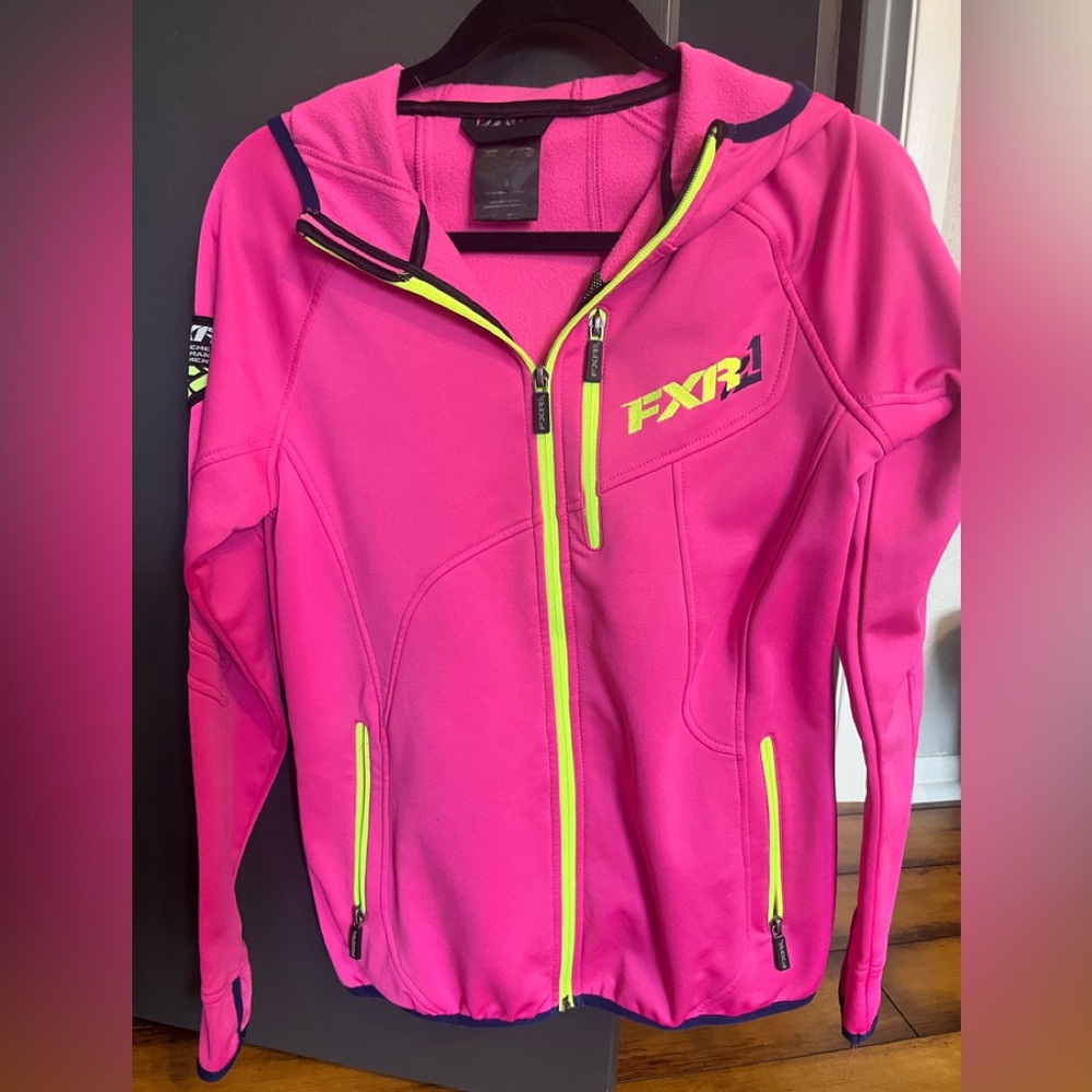 FXR Racing Pink Zip Up
